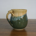Handmade Rocky Hillside glaze large mug, thrown stoneware pottery by Emma Kathryn Pottery