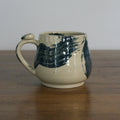 Handmade Makers Mark glaze small mug, thrown stoneware pottery by Emma Kathryn Pottery