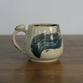Handmade Makers Mark glaze small mug, thrown stoneware pottery by Emma Kathryn Pottery
