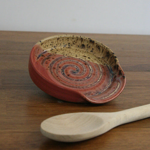 Spoon Rest — Pink Peony, piece SR31