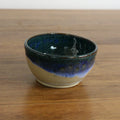 Handmade Cornflower glaze dip bowl, thrown stoneware pottery by Emma Kathryn Pottery