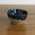 Handmade Cornflower glaze dip bowl, thrown stoneware pottery by Emma Kathryn Pottery
