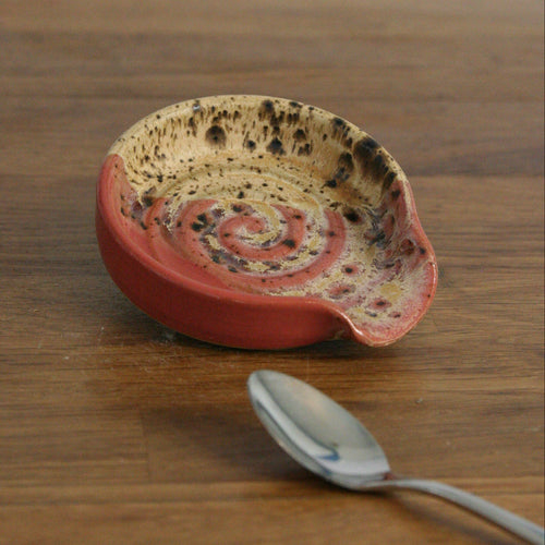 Teaspoon Rest — Pink Peony, piece TSP31