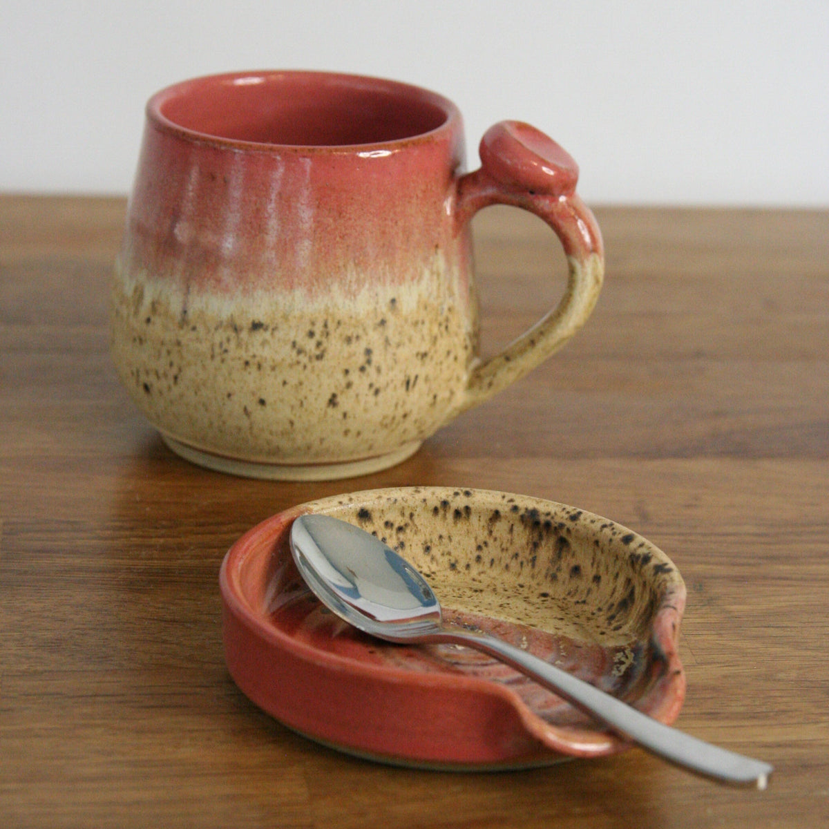 Teaspoon Rest — Pink Peony