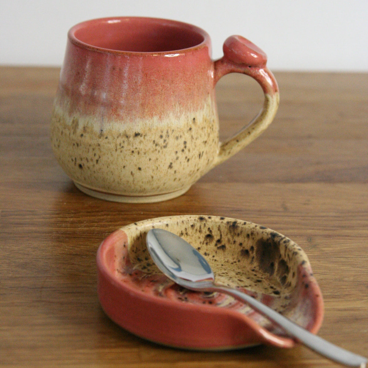 Teaspoon Rest — Pink Peony